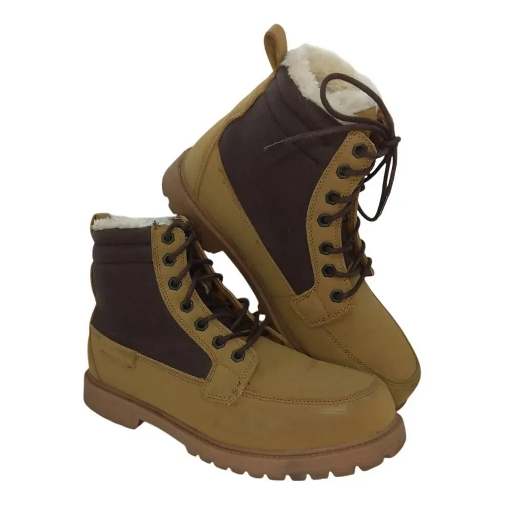 SEAN JOHN KINGSWOOD 2 Mens Tan & Brown Suede Winter Boots - Size: 10